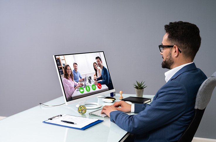 Virtueller Meetingraum